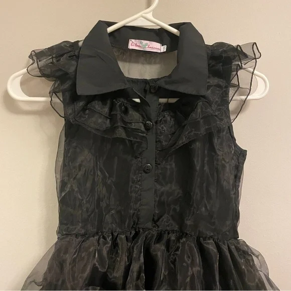 Tiered Black Bibei Beiniu Dress - Picture 7 of 7